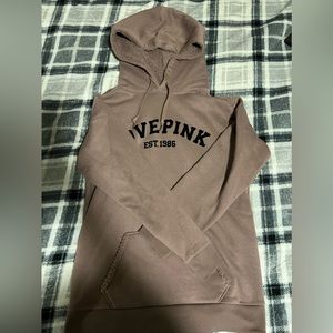 Pink oversized sweatshirt